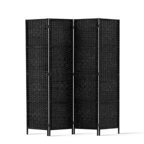Artiss 4-Panel Woven Room Divider Screen