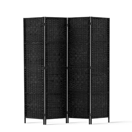 Artiss 4-Panel Woven Room Divider Screen