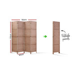 Artiss 4-Panel Woven Room Divider Screen
