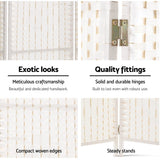 Artiss 4-Panel Woven Room Divider Screen