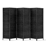 Artiss 6-Panel Woven Privacy Room Divider