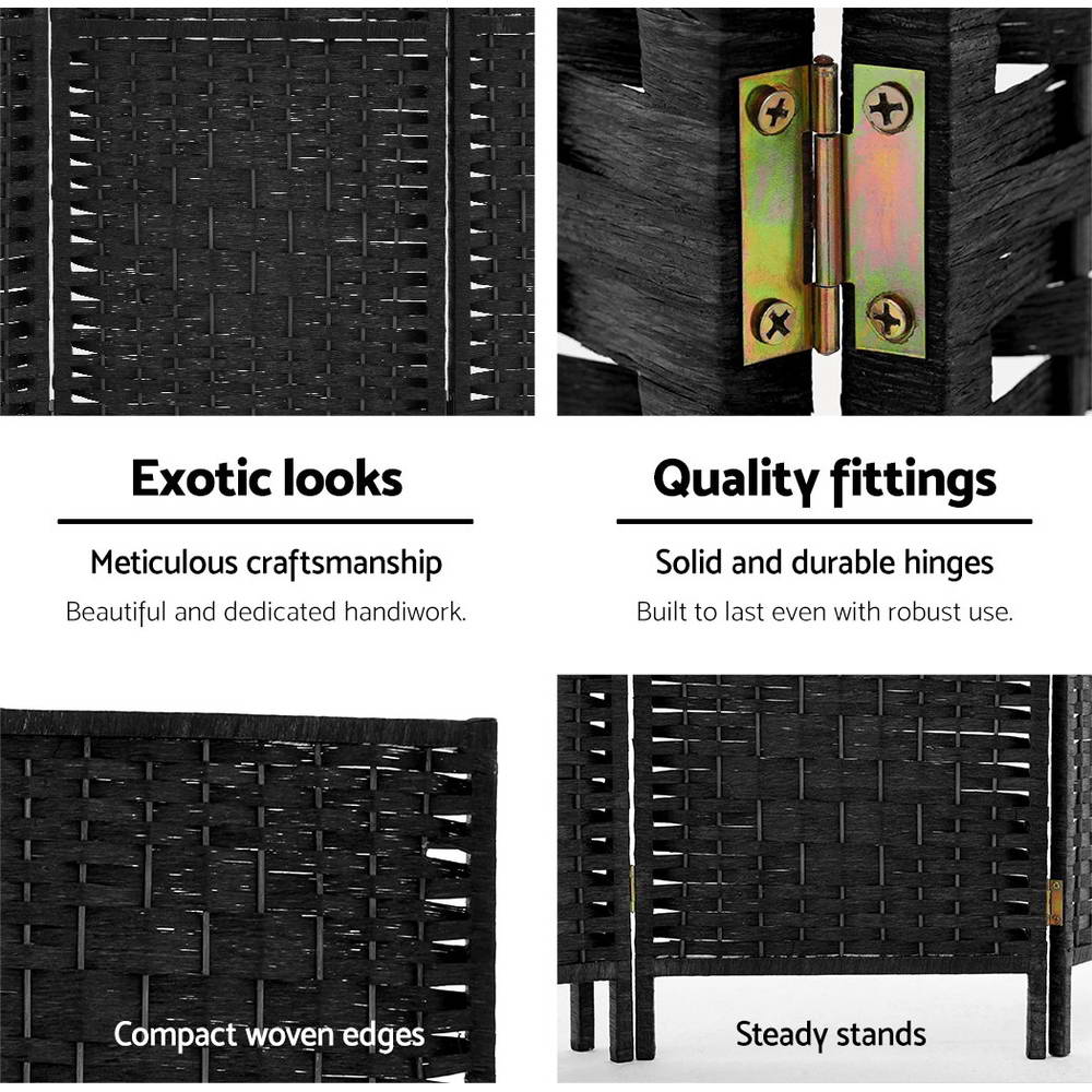 Artiss Woven 8-Panel Room Divider Screen