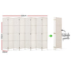 Artiss Woven 8-Panel Room Divider Screen