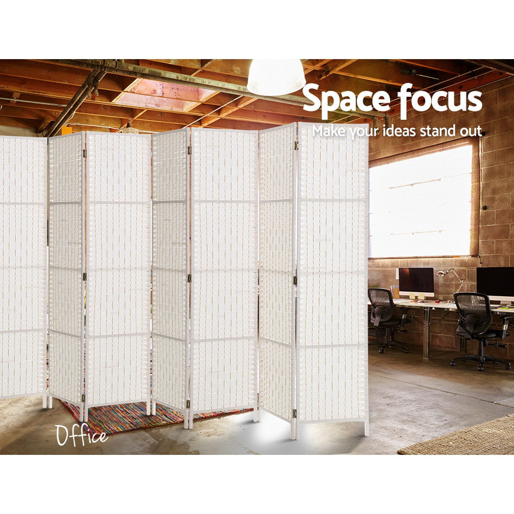 Artiss Woven 8-Panel Room Divider Screen