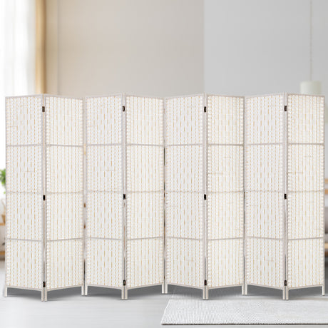 Artiss Woven 8-Panel Room Divider Screen
