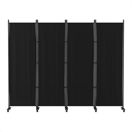Artiss 4-Panel Room Divider Screen - Black