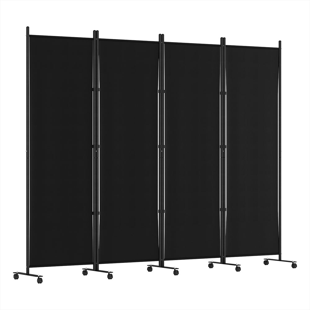 Artiss 4-Panel Room Divider Screen - Black