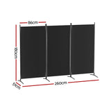 Artiss 3-Panel Foldable Room Divider Screen