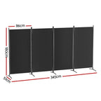 Versatile 4-Panel Freestanding Room Divider