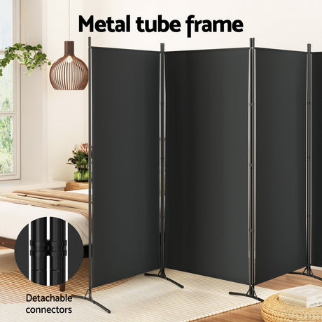 Versatile 4-Panel Freestanding Room Divider