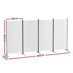Versatile 4-Panel Freestanding Room Divider