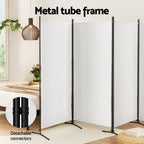 Versatile 4-Panel Freestanding Room Divider