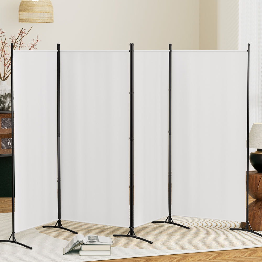 Versatile 4-Panel Freestanding Room Divider