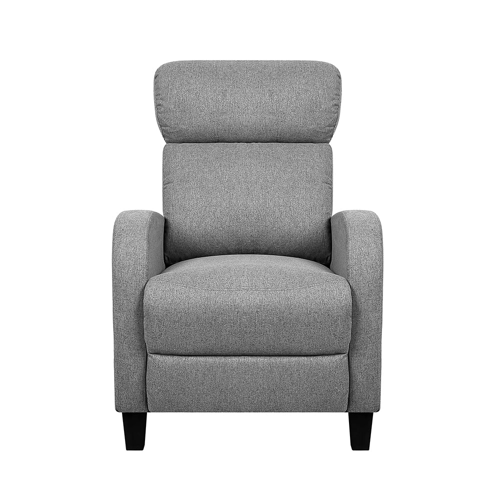 Artiss Grey Fabric Reclining Armchair for Ultimate Comfort and Style