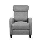 Artiss Grey Fabric Reclining Armchair for Ultimate Comfort and Style