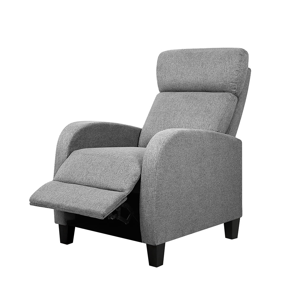 Artiss Grey Fabric Reclining Armchair for Ultimate Comfort and Style