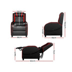 Premium Leather Recliner Gaming Chair