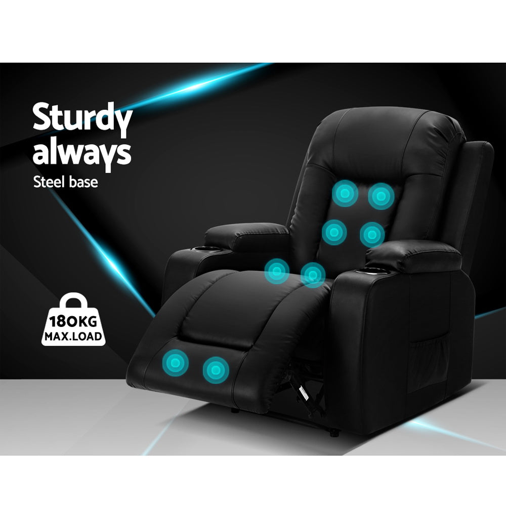 Artiss Electric Heated Massage Recliner Chair