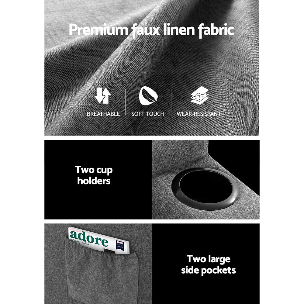 Artiss Electric Massage Recliner Chair - Grey