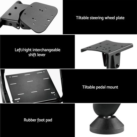 Racing Simulator Cockpit Gaming Chair Blue