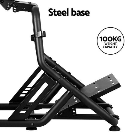 Racing Simulator Cockpit Gaming Chair Blue