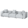 Artiss Grey 3-Seater Modular Sofa Chaise