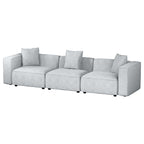 Artiss Grey 3-Seater Modular Sofa Chaise