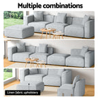 Artiss Modern Modular 4-Seater Sofa Set