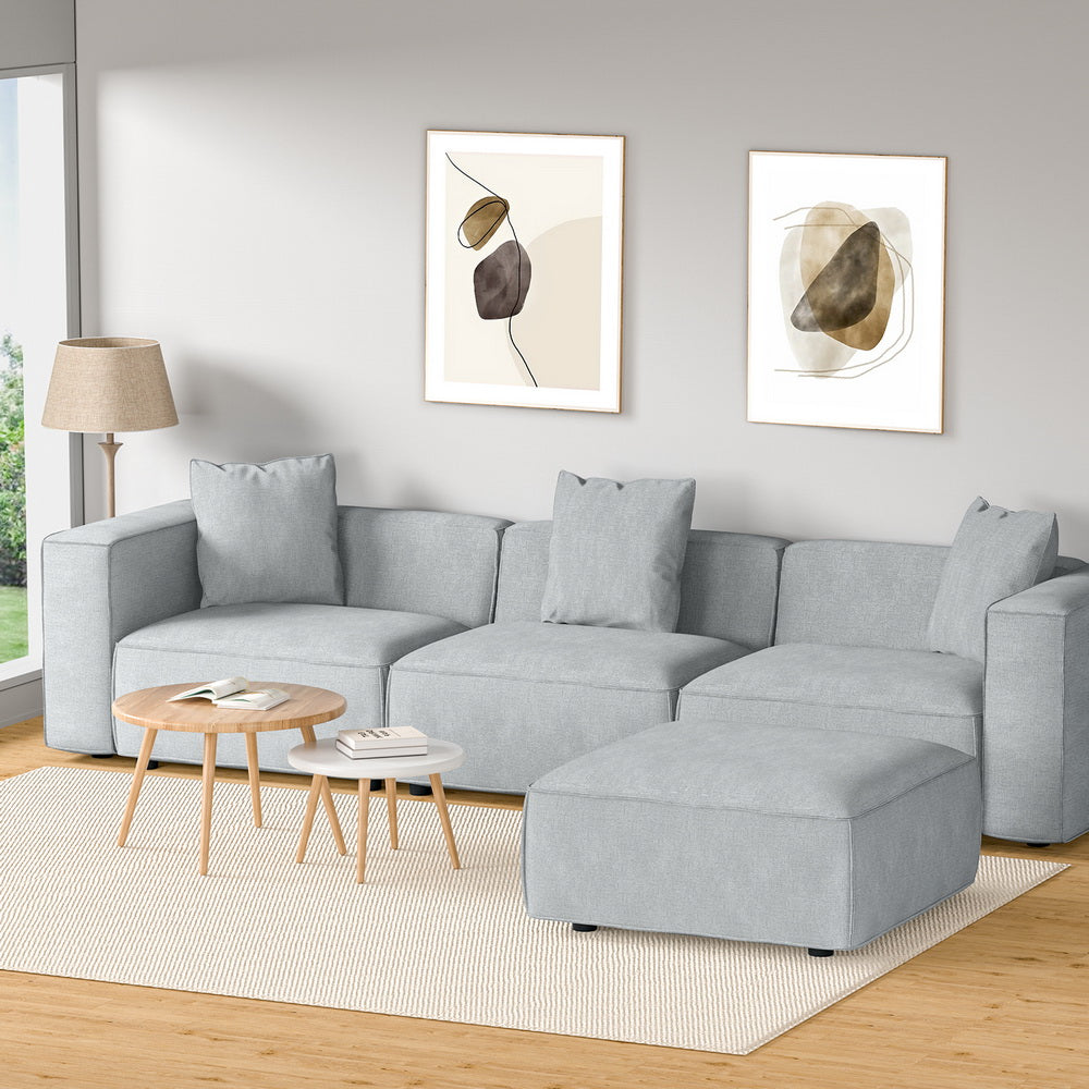 Artiss Modern Modular 4-Seater Sofa Set