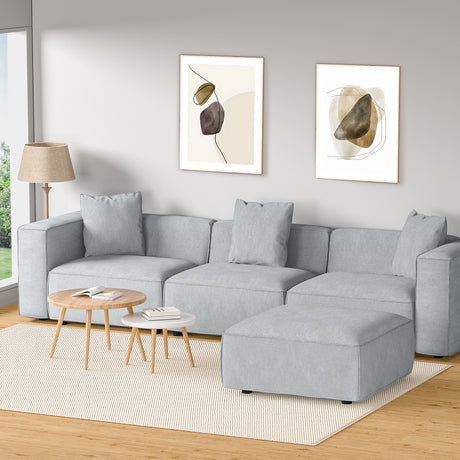 Artiss Modern Modular 4-Seater Sofa Set