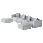 Artiss 6-Seater Modular Sofa Chaise Set