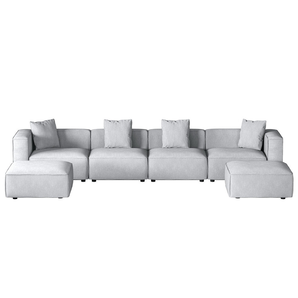Artiss 6-Seater Modular Sofa Chaise Set