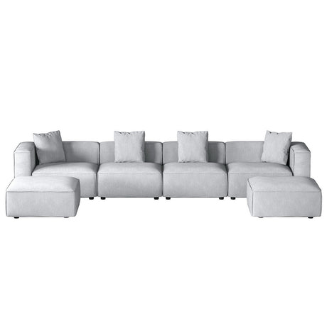 Artiss 6-Seater Modular Sofa Chaise Set