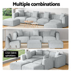Artiss 6-Seater Modular Sofa Chaise Set