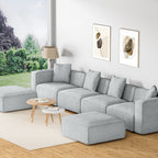 Artiss 6-Seater Modular Sofa Chaise Set
