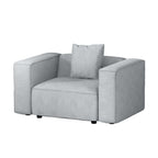 Artiss Modular Grey 1-Seater Sofa Chaise