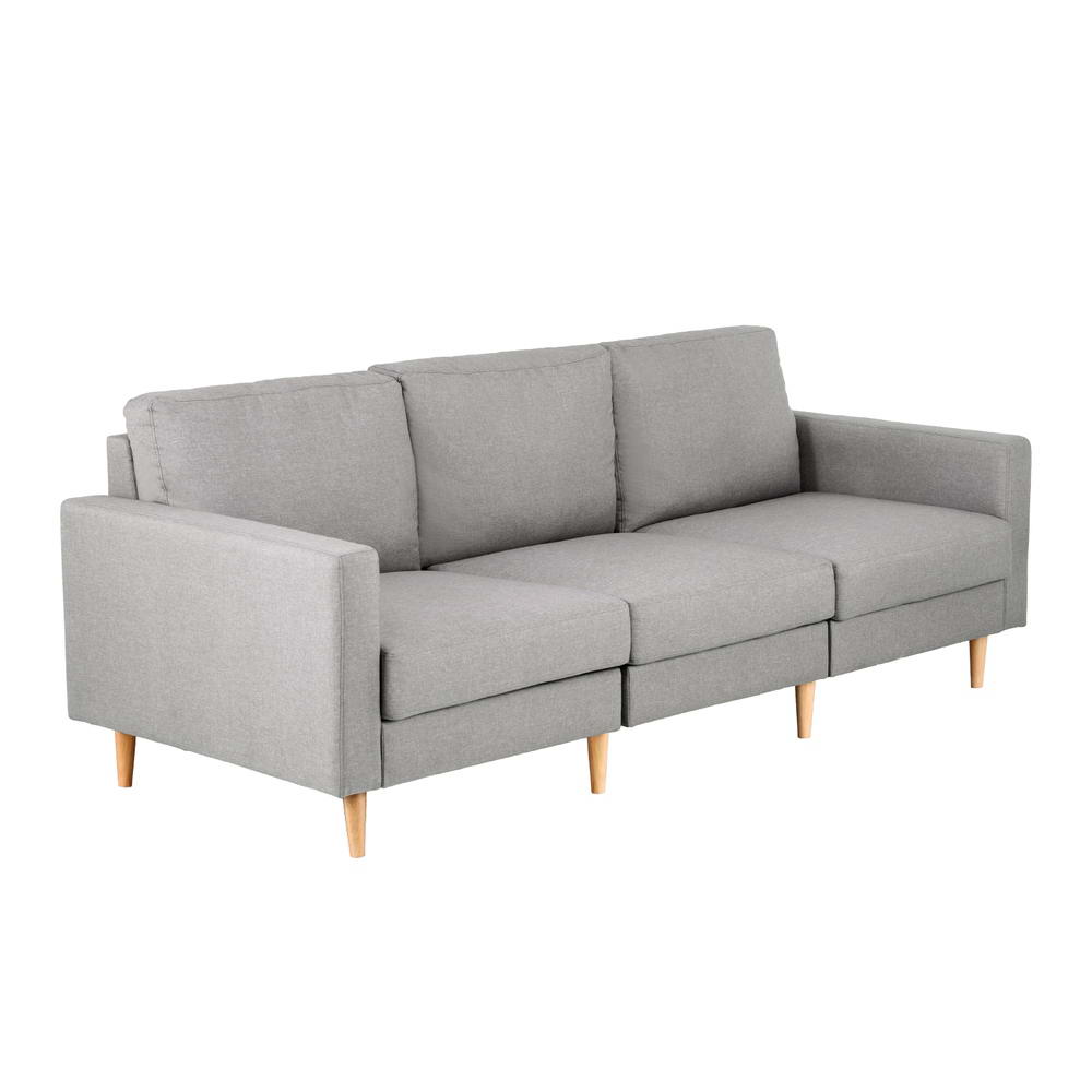 Artiss 3 Seater Grey Linen Sofa