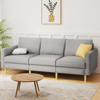 Artiss 3 Seater Grey Linen Sofa