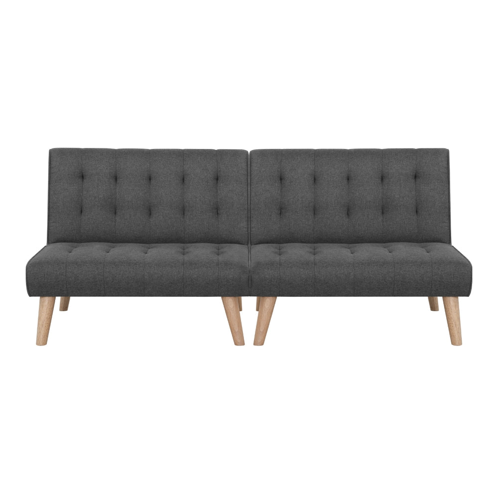 Artiss Grey Fabric Single Seater Sofa Bed