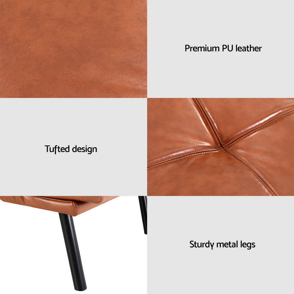 Artiss 3-Seater Convertible Sofa Bed