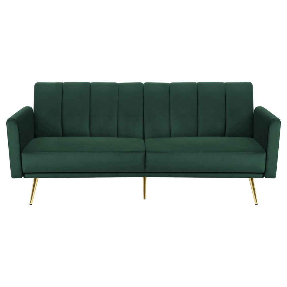 Artiss 3-Seater Velvet Sofa Bed