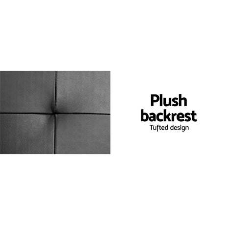 Artiss Luxurious 3-Seater Convertible Sofa Bed