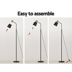 Modern Black LED Floor Lamp for Home and Office