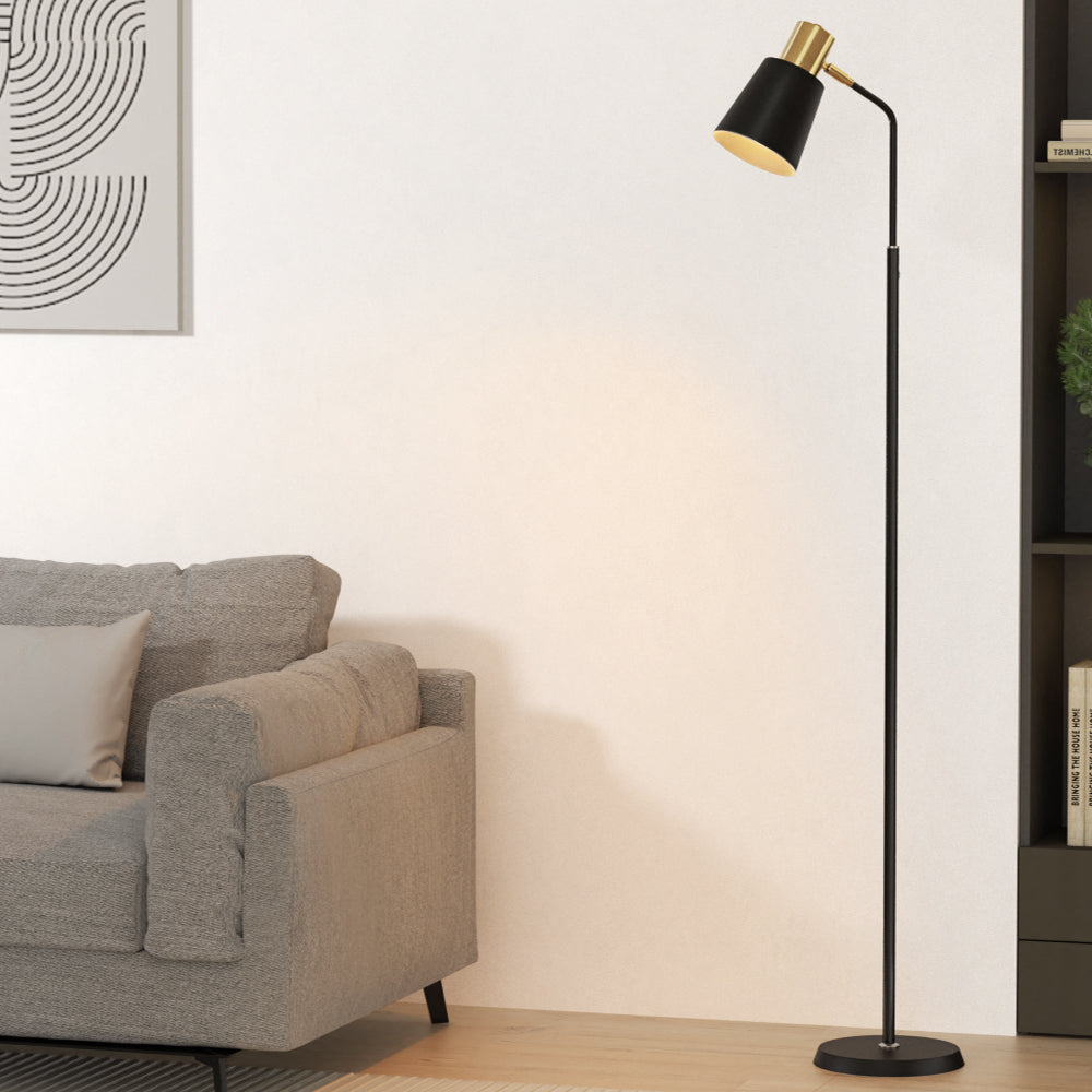 Modern Black LED Floor Lamp for Home and Office