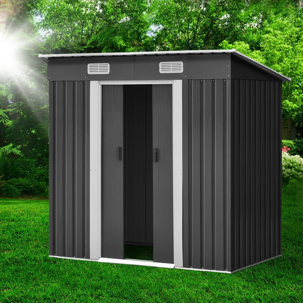 Giantz Metal Garden Shed - 1.94x1.21M Outdoor Storage