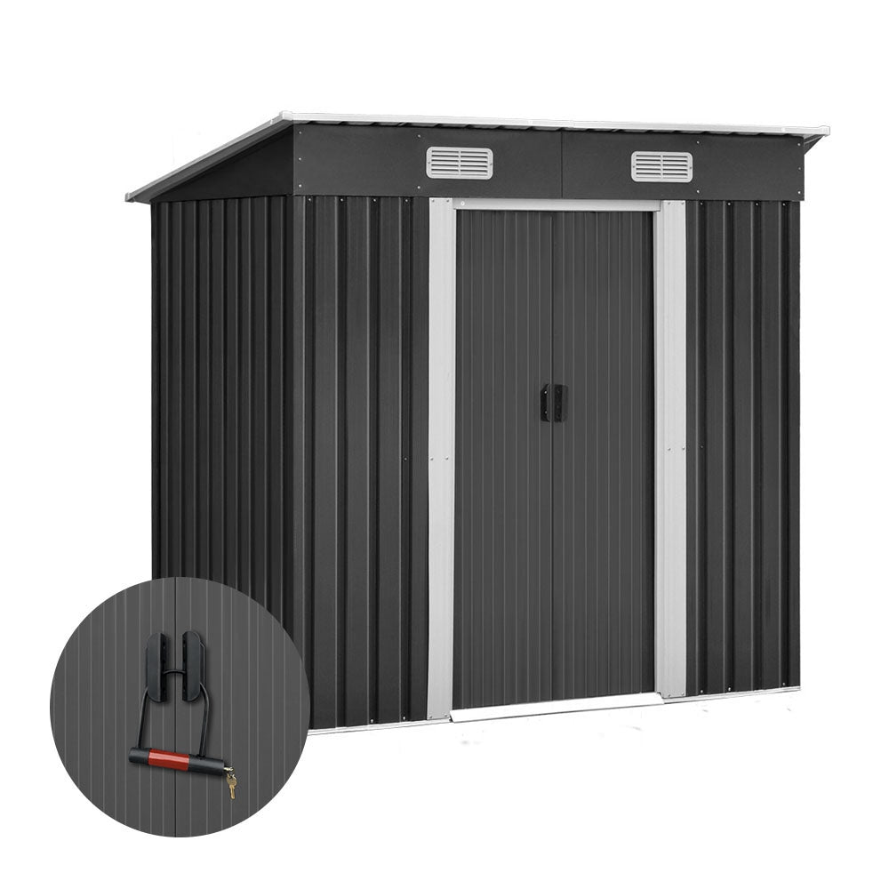 Giantz Metal Garden Shed - 1.94x1.21M Outdoor Storage