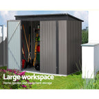 Giantz 1.95x1.31M Durable Garden Shed