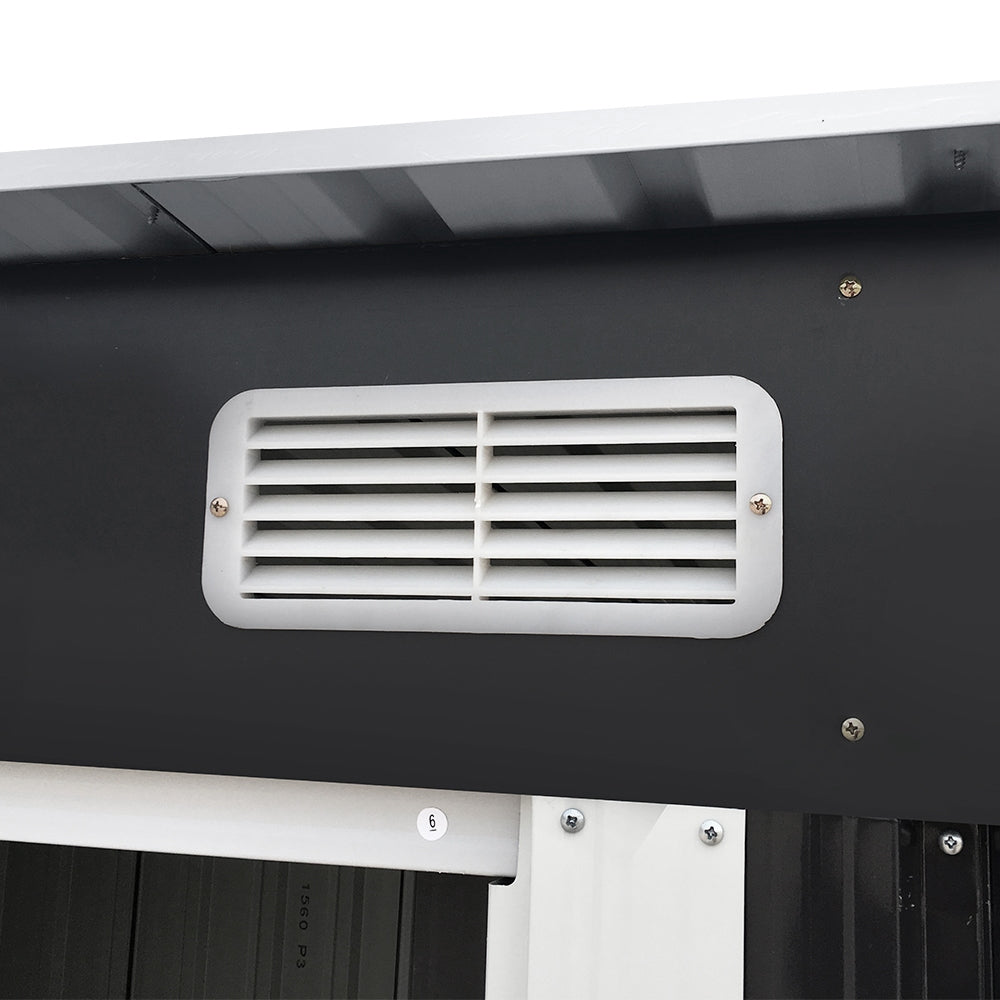 Giantz 2.38x1.31M Metal Garden Shed