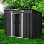 Giantz 2.38x1.31M Metal Garden Shed