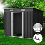 Giantz 2.38x1.31M Metal Garden Shed